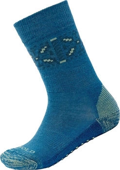 Devold Multi Merino No-slip Sock KID blau schwarz 258A
