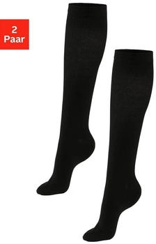 H.I.S Jeans Stützkniestrümpfe Paar schwarz 39-42