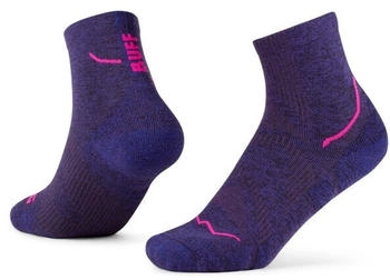 Buff Dryflx Quarter Sock Laufsocken blau lila