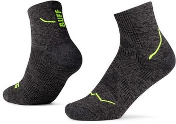 Buff Dryflx Quarter Sock Laufsocken schwarz grau
