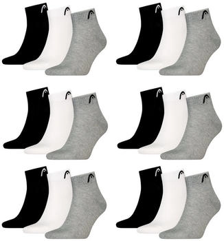 Head Quarter Socken All Sport 18P grau weiß schwarz