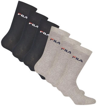 Fila Sportsocken baumwolle schwarz grau