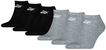 Puma ELEMENTS Sneaker-Socken 6er-Pack schwarz grau