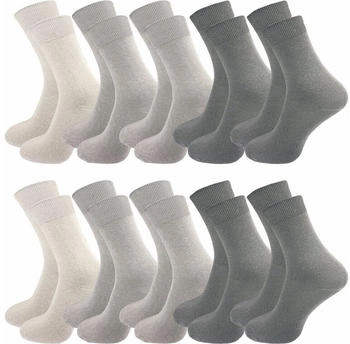 GAWILO Socken 100% Baumwolle ohne Gummi Naht