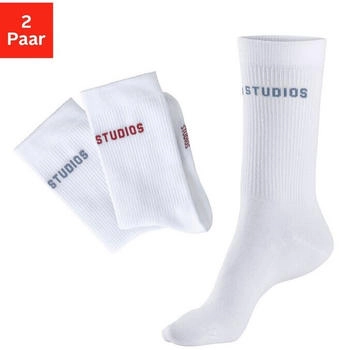 COPENHAGEN Tennissocken weiß farbig