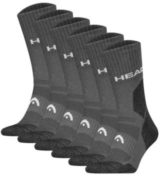 Head Hiking All Climates Crew 6P Socken grau