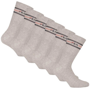 Fila Sportsocken Baumwolle 6er Pack grau schwarz