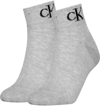 Calvin Klein Socks Ckj Women Quarter 2P Monogram