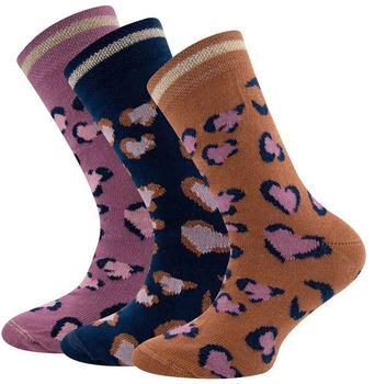 Ewers Socken 3er-Set Leo blau