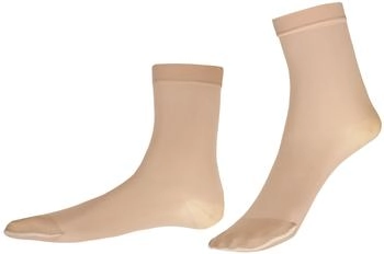Item m6 Söckchen Rippbündchen M butterscotch schwarz