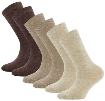 Ewers socken 6er pack uni 2150-2185-2800