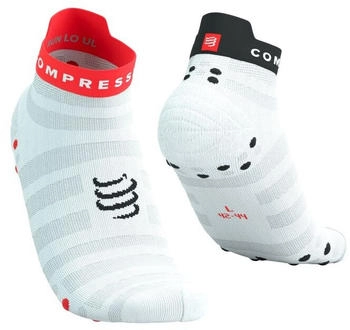 Compressport Pro Racing V4 0 Ultralight Run Low Socken blau