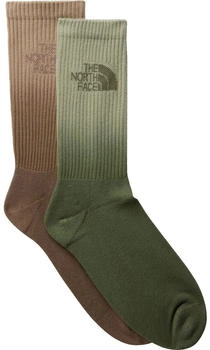 The North Face Everyday Crew Dip Dye 2er Pack Socken oliv