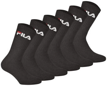 Fila Socken Unisex 6er Pack stretch schwarz