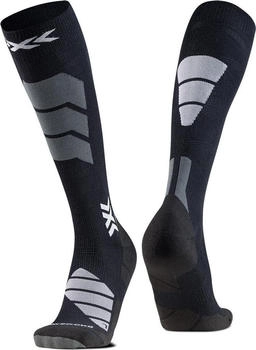 X-Socks Skisocken Ski Expert Silk Merino Otc X schwarz hellgrau