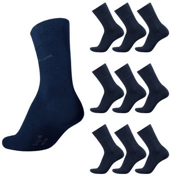 Bugatti Basic navy blau Socken 9er Pack