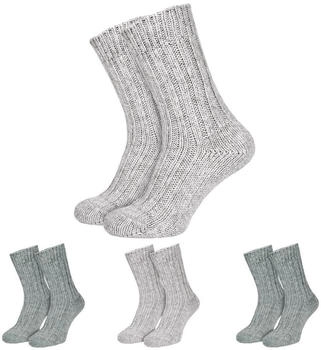 Black Snake Wollsocken grau