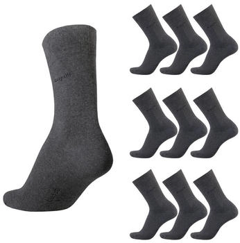 Bugatti Socken Basic anthrazit 9er Pack