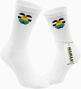 Hellweg Druckerei Socken Straight Ally Flagge