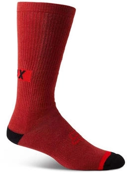 Fox Defend Crew Socke L XL rot ton