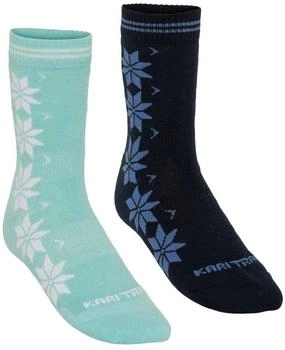 Kari Traa Vinst Wool Sock 2PK leuchtend türkis WAV