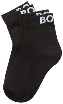 Hugo Boss Freizeitsocken 2P SH Logo CC Schwarz 001