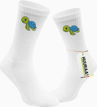 Hellweg Druckerei Socken Schildkröte Comic Geschenk