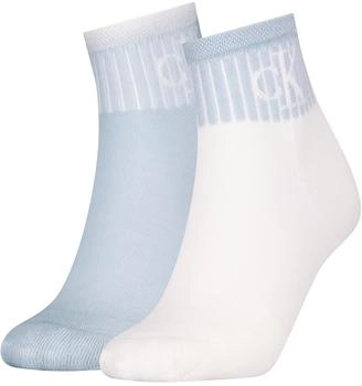 Calvin Klein Socks Quarter 2P Glossy Rib