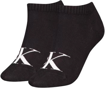 Calvin Klein Socks CKJ WOMEN SNEAKER 2P MONOGRAM