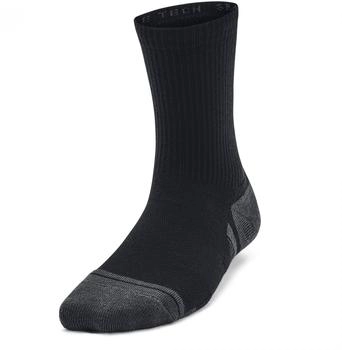 Under Armour Perform Tech Crew Socken Kinder 001 schwarz jet grau