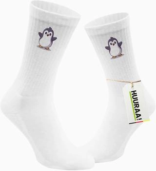 Hellweg Druckerei Socken Pinguin Comic
