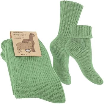 celodoro Umschlagsocken mouline hellgrün