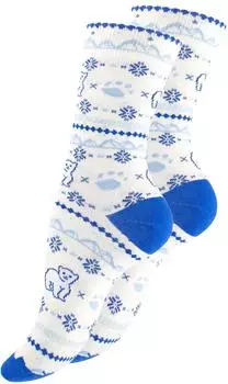 Vincent Creation Socken blau hellblau weiß