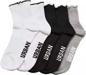 Urban Classics girly edge socken 4er-pack tb5184