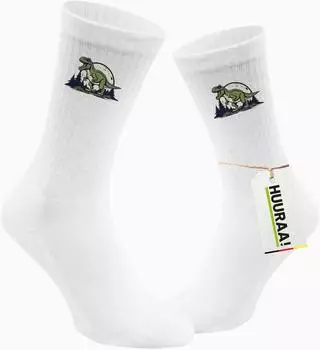 Hellweg Druckerei Socken Tyrannosaurus Rex Geschenkidee