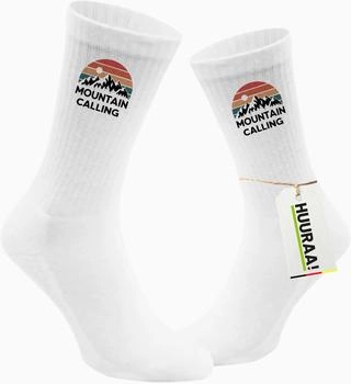Hellweg Druckerei Socken Berge Geschenkidee