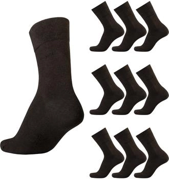 Bugatti Socken Basic braun melange 9er Pack