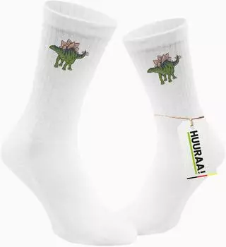 Hellweg Druckerei Socken Stegosaurus Dinosaurier Geschenk