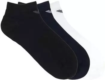 Emporio Armani Sneakersocken 3er Pack Casual Cotton