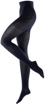 Burlington Feinstrumpfhose wollanteil marine