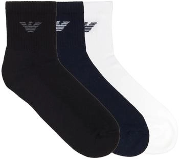 Emporio Armani Quartersocken 'Sporty Sponge' 3er Pack
