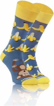 Sesto Senso Lustige Bunte verschiedene Socken Baumwolle 2er-Pack