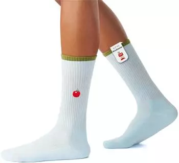 Von Jungfeld 1er Set Motiv Socken tomato baby blue Icon