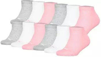 Puma Socken graumeliert pink weiß