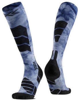 X-Socks Ski Expert Wild OTC Skisocken tiedye x black/marine
