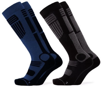 Occulto Felix Skisocken 2er Pack (OC) blau/anthrazit