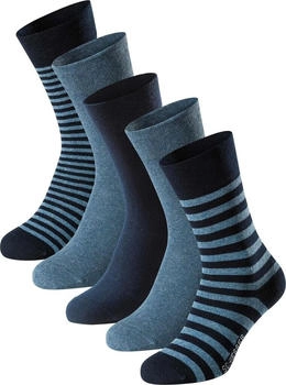 Schiesser Bluebird Socken (183276) jeansblau/nachtblau/blau gestreift