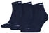Puma Unisex Quarter-Socken mit Polsterung 3er-Pack