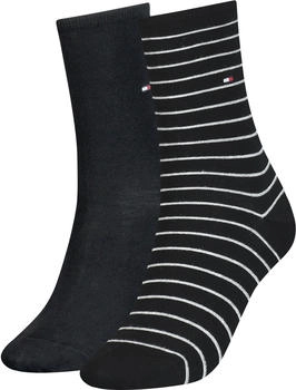 Tommy Hilfiger Small Stripe Classic 2er-Pack schwarz