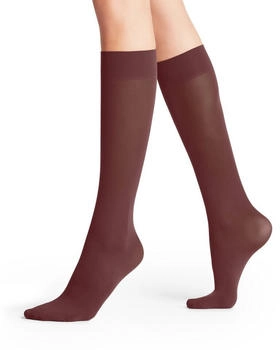 Falke Kniestr&uuml;mpfe Pure Matt (43154) cayenne
